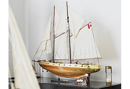 Bluenose II Schooner Wooden  Yacht Model 