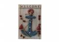 Anchor Welcome Wooden Sign 20"