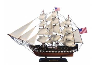 Wooden Boat Model USS Constitution Tall Ship 24"