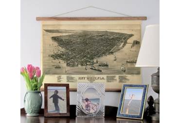 Key West Vintage Map, c. 1884