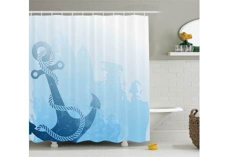 Anchor Nautical Shower Curtain