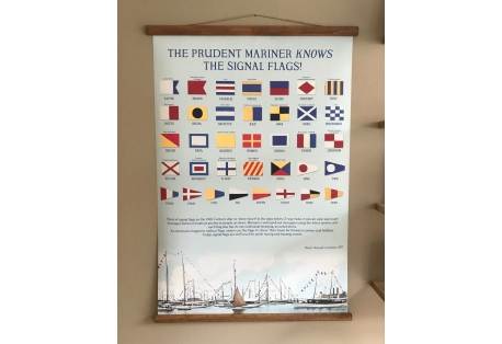Maritime International Code Flags and Numbers Scroll
