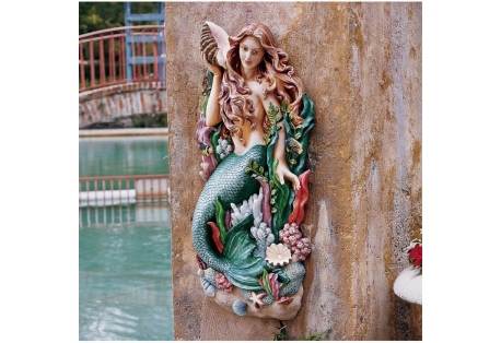 Mermaid Wall Decor Sculpture