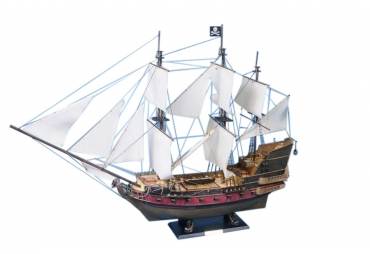 Captain Kidd's Black Falcon 36" - White Sails