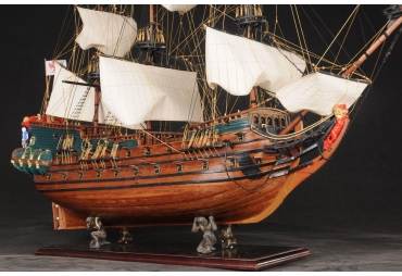 37" Friedrich Wilhelm Scaled Wooden Tall Ship Model