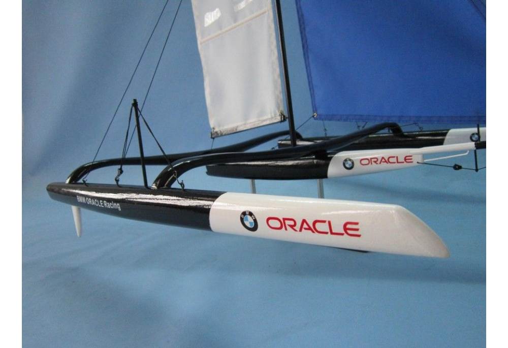 America's Cup Famous Sailboat Model BMW Oracle Decorative 