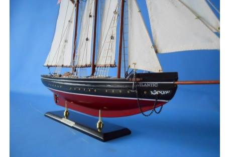 Schooner Atlantic Wooden Sailboat Model