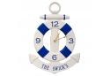 Personalized Anchor Clock Nautical Wall Decor