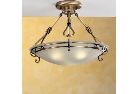 Two Light 18.9 Inch Wide Semi-Flush Ceiling Fixture from the Dali Collection