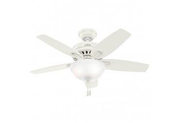 Light Oak Blades Indoor Hunter Ceiling Fan