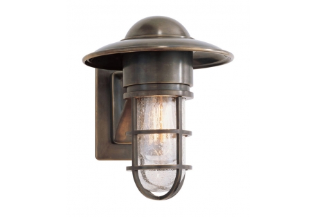 Bronze Marine Outdoor/Indoor Lantern Wall Light