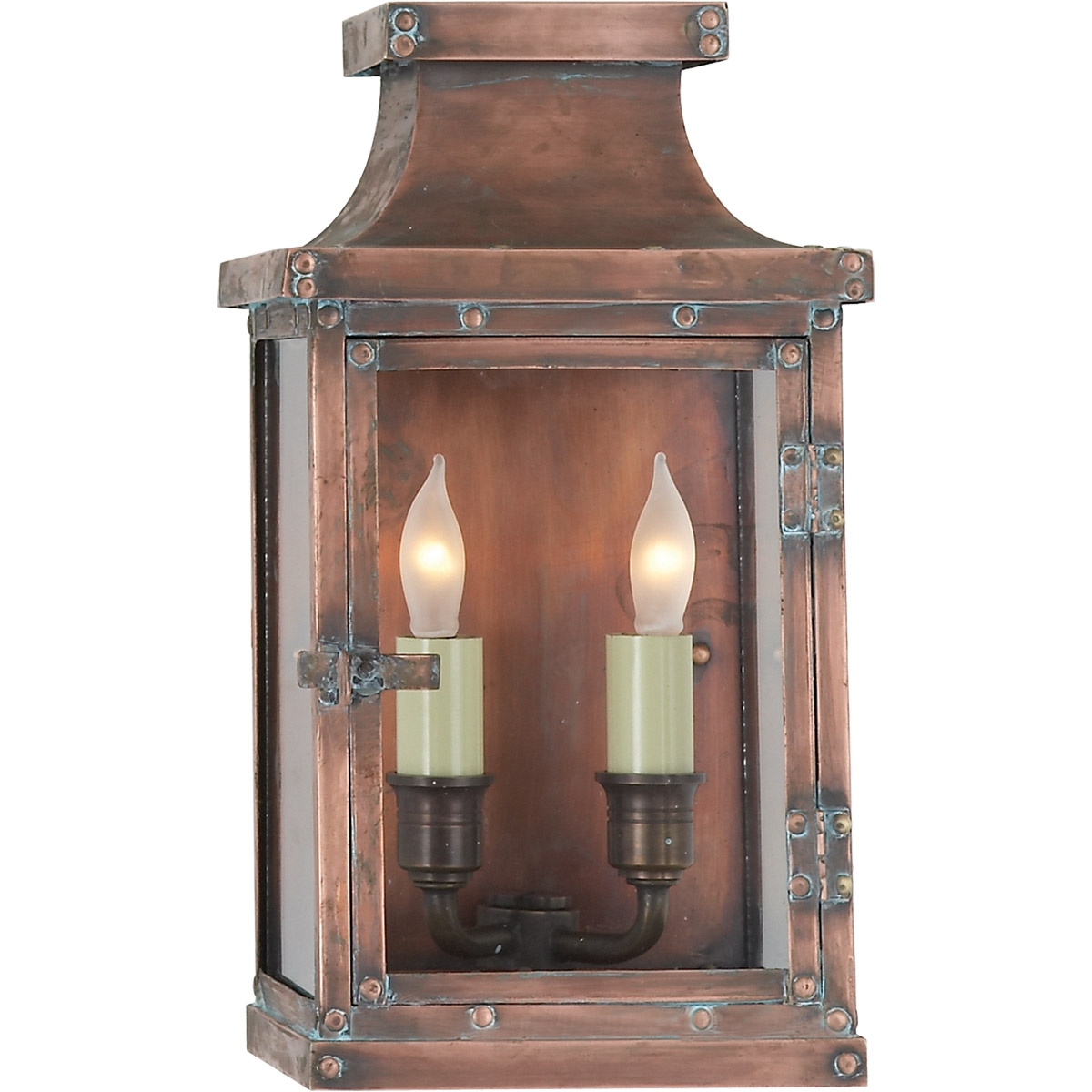 Copper Outdoor/Indoor Wall Lantern - GoNautical