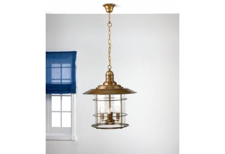 Four Light Hanging Pendant from the Ancora Collection