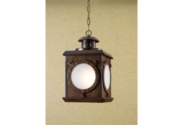 One Light 17.3 Inch Tall Hanging Foyer Pendant from the Hatch Collection