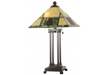 25"H Pinecone Ridge Table Lamp