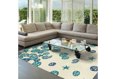 Coastal/Nautical Area Rug