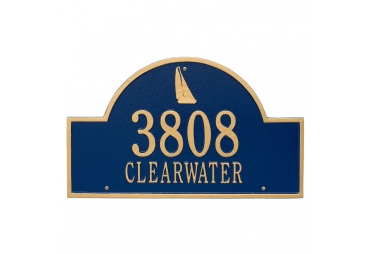 Personalized Sailboat Arch Plaque