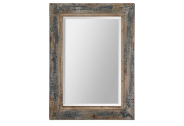 Rustic Wood Wall Mirror