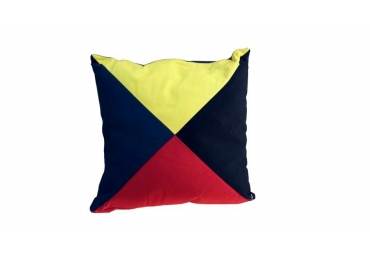 Nautical Flag Pillow, Letter Z