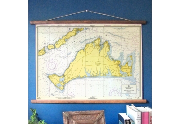 Martha's Vineyard, Massachusetts Vintage Nautical Chart