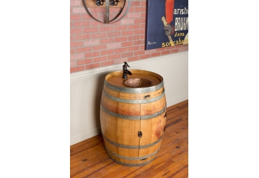 Wine Barrel Vanity Set
