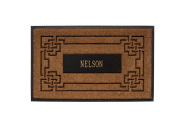 Personalized Sailors Knot Personalized Coir Mat