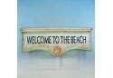 Wooden Welcome to the Beach Wall Plaque 25"