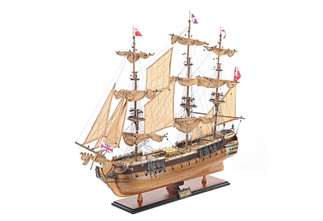 Handcrafted Wooden Tall Ship Model HMS Surprise 