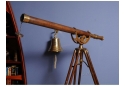 Antiqued Nautical Brass Harbor Telescope