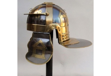 Roman Emperor Steel Armor Helmet