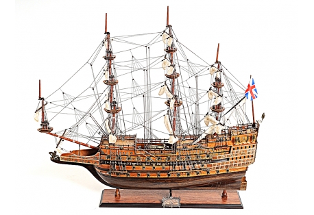 1637 English Royal Navy Famous Tall Ship Model 