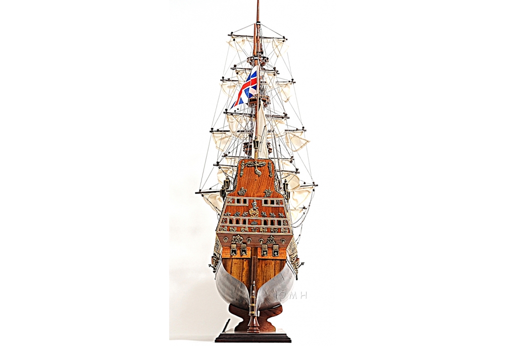 HMS SOVEREIGN of the Seas 1637 Handmade Wooden Tall Ship Model 29" T076 