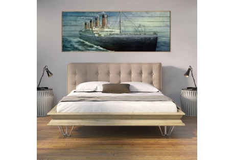 3D Titanic Paiting on Metal Wall Art