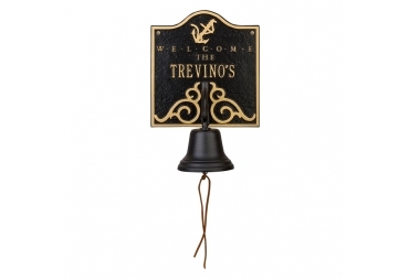 Personalized Anchor Bell Welcome Plaque