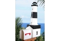 Montauk Solar Powered  Lighthouse Mailbox