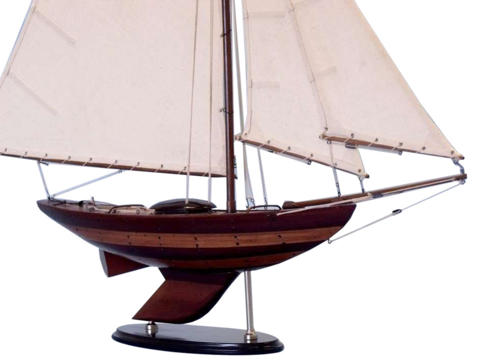 small sailboat model decor