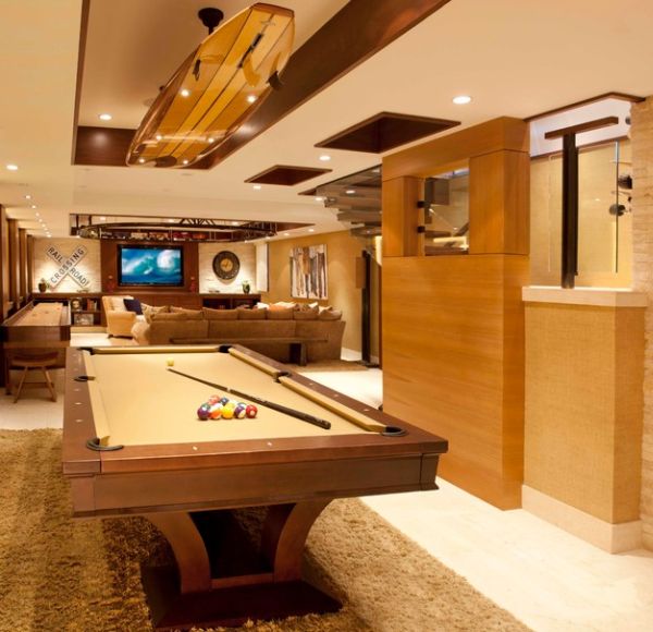 Unique-lighting-installation-for-the-pool-table
