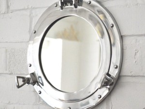 brass porthole mirror