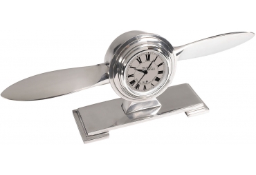 Aviation Decor Propeller Desk Clock