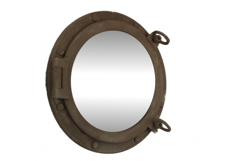 Sandy Shore Porthole Mirror 24"