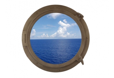 Sandy Shore Porthole Window 24"