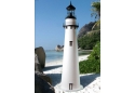 Fenwick Island Stucco Electric Lawn Lighthouse 5'