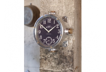 Aluminum Navy Master Clock