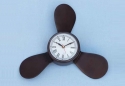 Decorative Antique Copper Ships Propeller Clock 18"