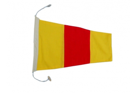 Number 0 - Nautical Cloth Signal Pennant