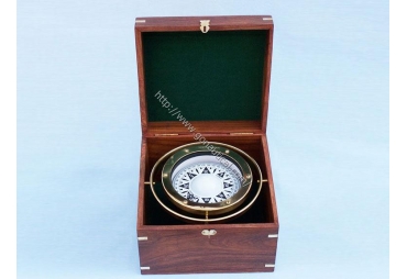 Brass Gimble Compass 9"