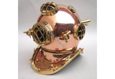 Copper Divers Helmet, Mark Five 18"