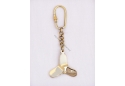 Brass Propeller key chain