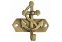 Solid Brass Anchor Key Hook 3"