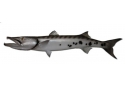 Half Mount Barracuda Fish Replica 49"